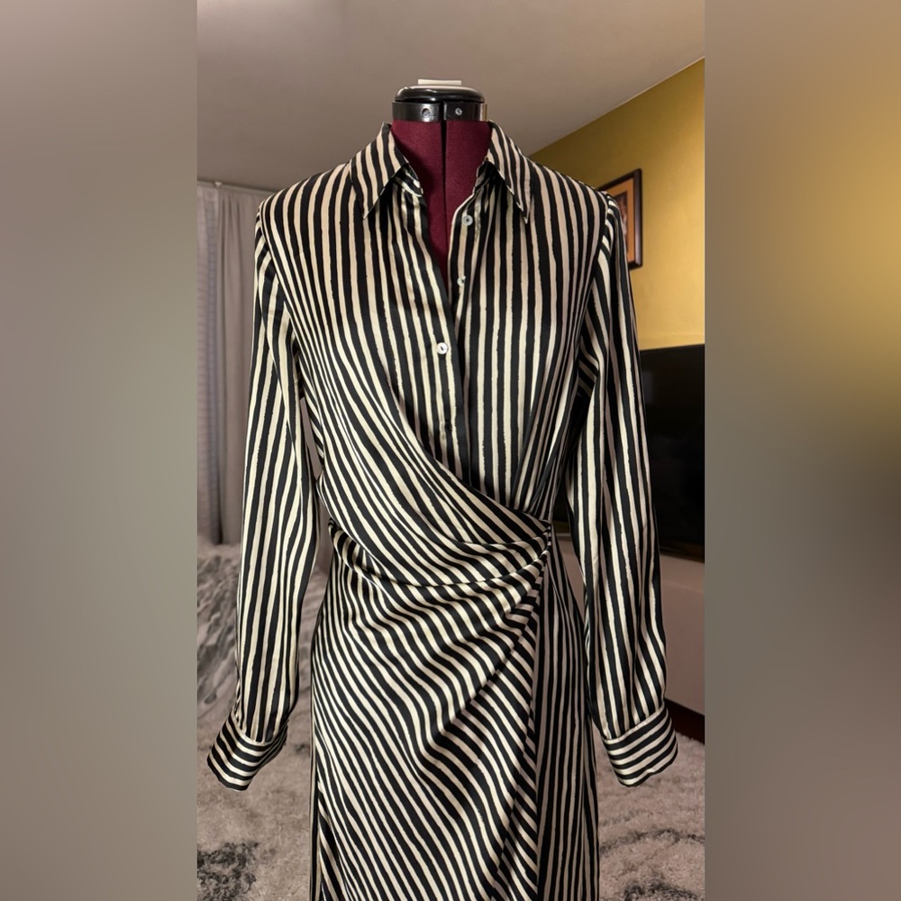 Mango silk dress